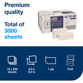 Essity Hygiene and Health AB TORK Premium Multifold Hand Towel, White, 12 / Carton, TRK420580
