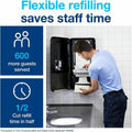 Essity Hygiene and Health AB TORK PeakServe Continuous Paper Hand Towel Dispenser Black H5, 2100 x Towel, TRK552528