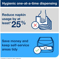Essity Hygiene and Health AB TORK Xpressnap Counter Napkin Dispenser Black N4, Licorice, TRK6432000