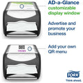 Essity Hygiene and Health AB TORK Xpressnap Counter Napkin Dispenser Black N4, Licorice, TRK6432000