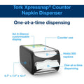Essity Hygiene and Health AB TORK Xpressnap Counter Napkin Dispenser Black N4, Licorice, TRK6432000