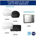 Essity Hygiene and Health AB TORK Soft Mini Jumbo Toilet Paper Roll White T2, 12 / Roll, TRK11020602