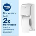 Essity Hygiene and Health AB TORK High-Capacity Toilet Paper Roll White T26, 36 / Carton, TRK110292A