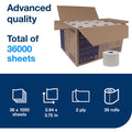 Essity Hygiene and Health AB TORK High-Capacity Toilet Paper Roll White T26, 36 / Carton, TRK110292A