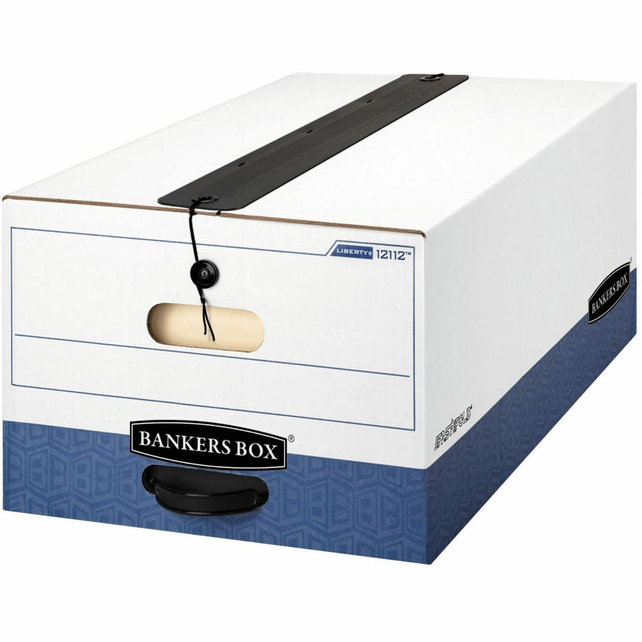 Fellowes Bankers Box Liberty Plus File Storage Box, Blue, 12 / Carton — view 1
