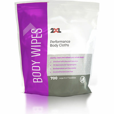 2XL Vitamin E & Aloe Performance Body Cloths, White, 2EA/CT — view 1
