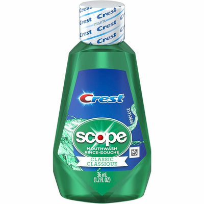 Procter & Gamble Crest Scope Classic Mouthwash, Green, 180 / Carton, PGC97506