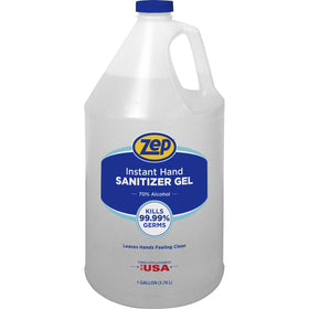 Zep Hand Sanitizer Gel, Clear, ZPE355824