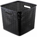 Advantus Extra Large Weave Bin, 2 pack, Black, AVT40376