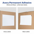 Avery Printable Shipping Labels, 5.5" x 8.5", 200 Labels (8426), White, 200 / Pack, AVE8426