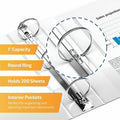 Davis Group of QuickFit Ring Binder, White, 8 1/2" Width x 11" Length, STW97110