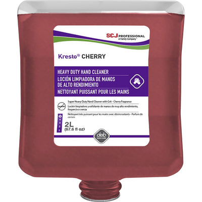 S. C. Johnson & Son SC Johnson Kresto Cherry Hand Cleaner, Red, 4 / Carton, SJNKCH2LT