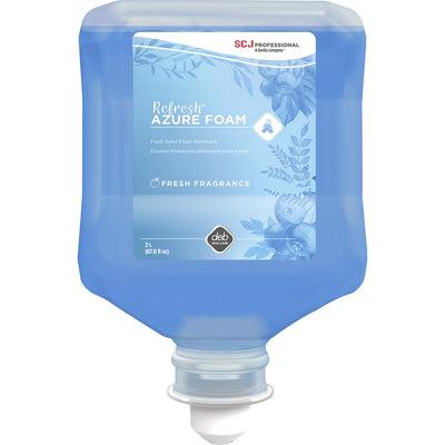 S. C. Johnson & Son SC Johnson Refresh Azure Foam Hand Soap, Blue, 4 / Carton, SJNAZU2LT