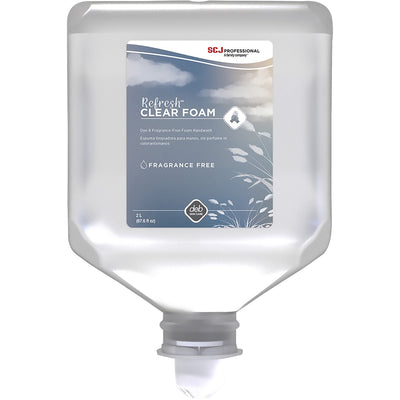 S. C. Johnson & Son SC Johnson Refresh Clear FOAM Hand Soap Refill, 4 / Carton, SJNCLR2LT