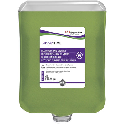 S. C. Johnson & Son SC Johnson Dispenser Refill Hand Soap Cartridge, Green, 4 / Carton, SJNLIM4LTR