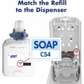 Gojo PURELL CS4 Healthcare Foam Handwash 2% CHG Antimicrobial Foam Refill, 3 / Carton, GOJ518103