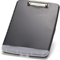 Officemate Slim Clipboard Storage Box, Charcoal, 8 1/2" Width x 11" Length, OIC83308