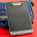 Officemate Slim Clipboard Storage Box, Charcoal, 8 1/2" Width x 11" Length, OIC83308