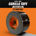 Gorilla Glue Tough & Wide Tape, Black, 1 Roll, GOR106425
