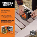 Gorilla Glue Tough & Wide Tape, Black, 1 Roll, GOR106425