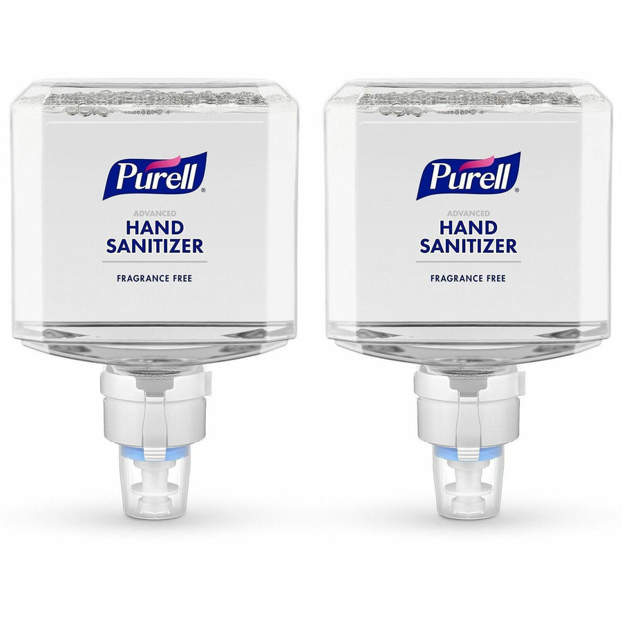 PURELL® ES8 Advanced Hand Sanitizer Gentle & Free Foam, 3.5" x 7.3", Refillable, 2 / Carton, GOJ775102
