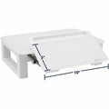ACCO Quartet Monitor Riser with Glass Dry-Erase Board Desktop, White, QRTQ090GMRW01