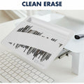 ACCO Quartet Monitor Riser with Glass Dry-Erase Board Desktop, White, QRTQ090GMRW01