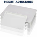 ACCO Quartet Monitor Riser with Glass Dry-Erase Board Desktop, White, QRTQ090GMRW01