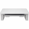 ACCO Quartet Monitor Riser with Glass Dry-Erase Board Desktop, White, QRTQ090GMRW01
