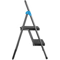 Dorel Cosco Steel 2-Step Folding Step Stool, Gray, CSC11829GGB