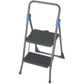 Dorel Cosco Steel 2-Step Folding Step Stool, Gray, CSC11829GGB