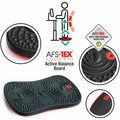 Floortex AFS-TEX Active Antimicrobial Exercise Wobble Balance Board, Black, FLRFCWB1420ABK