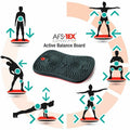 Floortex AFS-TEX Active Antimicrobial Exercise Wobble Balance Board, Black, FLRFCWB1420ABK