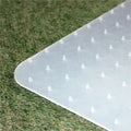 Floortex Polypropylene Rectangular Foldable Chair Mat for Carpets - 46" x 57", Translucent, FLRNCMFLLGC0004