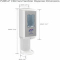 Gojo PURELL CS6 Hand Sanitizer Dispenser, White, 1 Carton, GOJ652001
