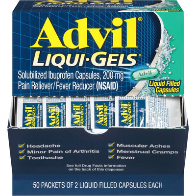 GlaxoSmithKline plc Advil Liqui-Gels, Blue, GKC16902