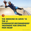 GlaxoSmithKline plc Advil Ibuprofen Tablets, Blue, 1 Box, GKC15489