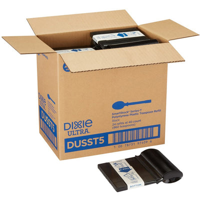 Georgia Pacific . GP Pro Dixie Ultra Smartstock Series-T Teaspoon Refill, Black, 960 / Carton, DXEDUSST5