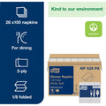 Essity Hygiene and Health AB TORK White Soft Dinner Napkin - 1/8 Fold, 28 / Carton, TRKNP528PA