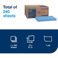 Essity Hygiene and Health AB TORK Foodservice Cleaning Towel Blue/White Self Dispensing, 240 / Box, TRK192181A