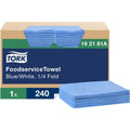 Essity Hygiene and Health AB TORK Foodservice Cleaning Towel Blue/White Self Dispensing, 240 / Box, TRK192181A