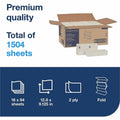 Essity Hygiene and Health AB TORK Xpress Extra Soft Multifold Hand Towel White H2, 94 / Pack, TRK101298