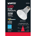 Satco 6.5W PAR 20/FL 3000K LED Bulb, Silver, SDNS29406