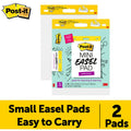 3M Post-it Post it Super Sticky Mini Easel Pad, 2 / Pack, MMM577SS2PK