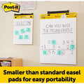3M Post-it Post it Super Sticky Mini Easel Pad, 2 / Pack, MMM577SS2PK