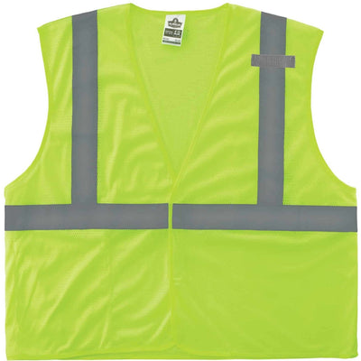 Tenacious Holdings Ergodyne 8210HL Mesh Hi-Vis Safety Vest, Lime, EGO21027