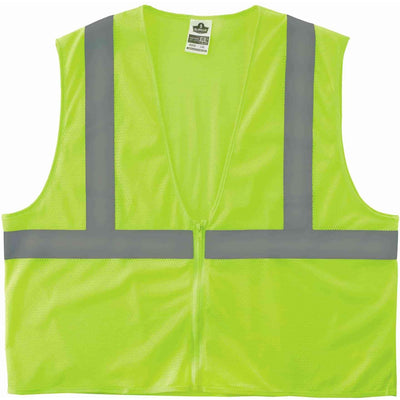 Tenacious Ergodyne Type R C2 Super Econo Mesh Vest, Lime, EGO20995