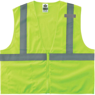 Tenacious Ergodyne 8210Z Type R Economy Mesh Vest, Lime, EGO21053