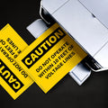 Avery Adhesive Printable Vinyl Signs, Yellow, 1 Pack, AVE61554