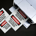 Avery Reflective Sign Labels, Silver, 1 Pack, AVE61583